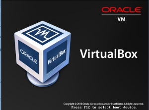 VirtualBox BIOS - Press F12 screenshot